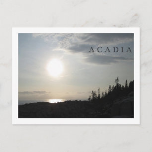 Sunset - Acadia National Park Briefkaart