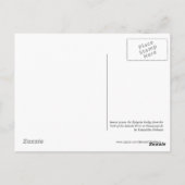 Sunset across the Ryōgoku Bridge (door Hokusai) Briefkaart (Achterkant)