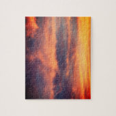 Sunset Afbeelding Schilderachtig Aangepast kerstca Legpuzzel (Verticaal)