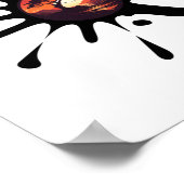 Sunset African Tree Sticker Poster (Hoek)
