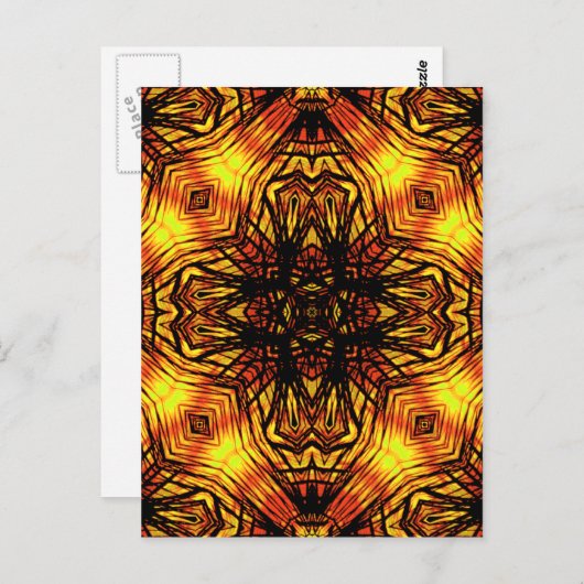 Sunset after_ briefkaart (Voorkant / Achterkant)