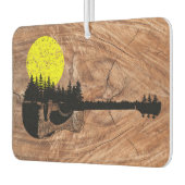 Sunset akoestische gitaar - Rustic Wood Luchtverfrisser (Links)