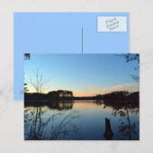 Sunset 'Almost Gone' van Shirley Taylor Briefkaart (Voorkant / Achterkant)