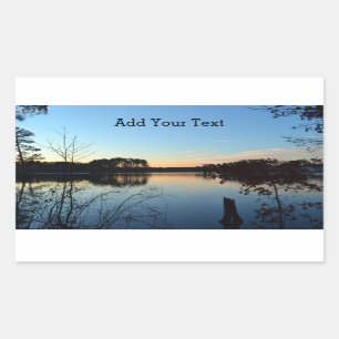 Sunset 'Almost Gone' van Shirley Taylor Rechthoekige Sticker