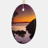 Sunset Anacortes Fidalgo Island Keramisch Ornament (Links)