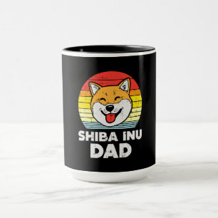 Sunset and akita dog   Cadeau van mooie honden Mok