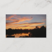 Sunset and Boat Visitekaartje (Achterkant)