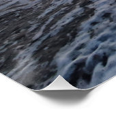 Sunset and soft waves perfect poster (Hoek)