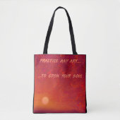 Sunset and Starry Night Tote Bag (Voorkant)