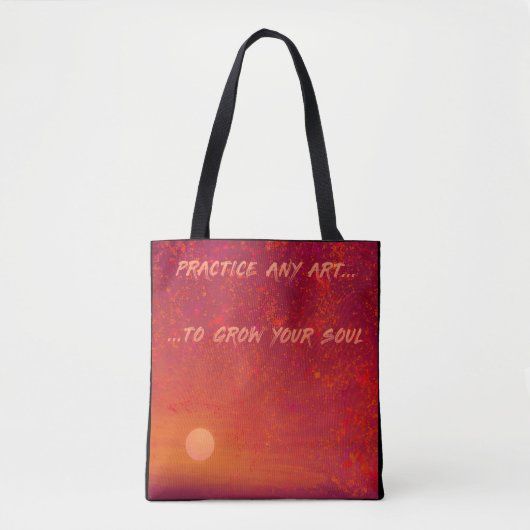 Sunset and Starry Night Tote Bag (Voorkant)
