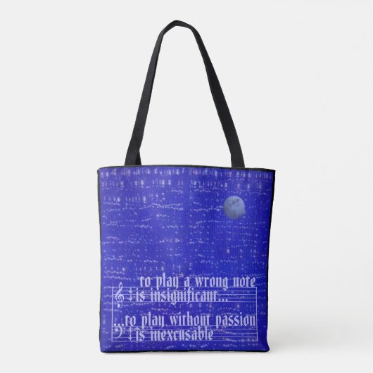 Sunset and Starry Night Tote Bag (Achterkant)