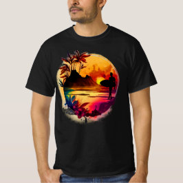 Sunset and Surfing T-shirt
