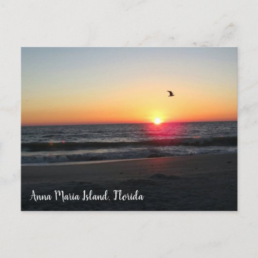 Sunset Anna Maria Island Florida Briefkaart (Voorkant)