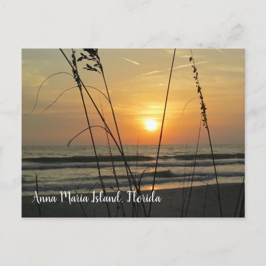 Sunset Anna Maria Island Florida Briefkaart (Voorkant)