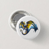 "Sunset" Aroace Pride Dragon Ronde Button 3,2 Cm (Voorkant /achterkant)