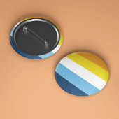 Sunset Aroace Vlag LGBT Symbool Pride Maand Ronde Button 5,7 Cm