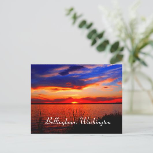 Sunset Art Briefkaart (Staand voorkant)