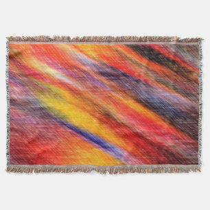Sunset Art Kleuren Gooi Deken