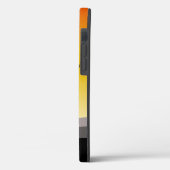 Sunset Artistic Inked Mountain Lion iPhone 12 Hoes (Achterkant / Links)