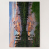 Sunset at Afbeelding Lake with Mount Shuksan Legpuzzel (Verticaal)