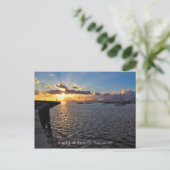 Sunset at Arrecife, Lanzarote, Briefkaart (Staand voorkant)