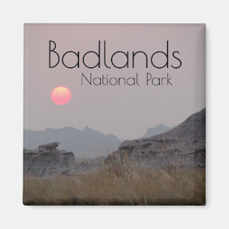 Sunset at Badlands National Park Magneet