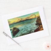 Sunset at Baker Beach Rechthoekige Sticker (Envelop)