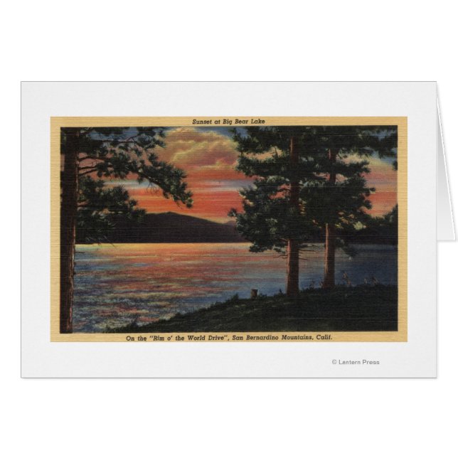 Sunset at Big Beer Lake (Voorkant Horizontaal)