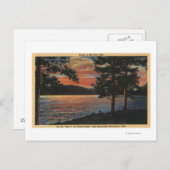 Sunset at Big Beer Lake Briefkaart (Voorkant / Achterkant)