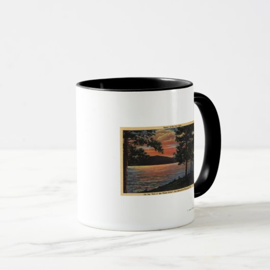 Sunset at Big Beer Lake Mok (Voorkant rechts)