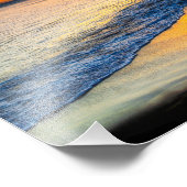 Sunset at Black Rock Photo Print Foto Afdruk (Hoek)