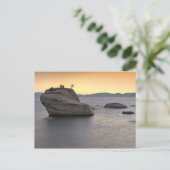 Sunset at Bonsai Rock, Lake Tahoe... Briefkaart (Staand voorkant)