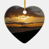 Sunset at Brighton Beach Keramisch Ornament (Voorkant)