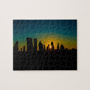Sunset at Callanish 1 Stone Circle Legpuzzel