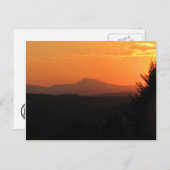 Sunset at Camel's Hump Briefkaart (Voorkant / Achterkant)