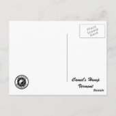 Sunset at Camel's Hump Briefkaart (Achterkant)