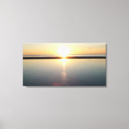 Sunset at Cape Cod Afbeelding Canvas Afdruk