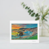 Sunset at Cape San SebastianCoast Briefkaart (Staand voorkant)