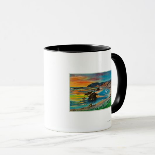 Sunset at Cape San SebastianCoast Mok (Voorkant rechts)