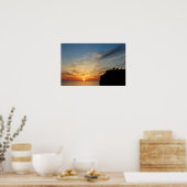 Sunset at Capo Caccia, Alghero, Sardinië, Italië Poster (Keuken)