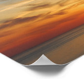 Sunset at Capo Caccia, Alghero, Sardinië, Italië Poster (Hoek)