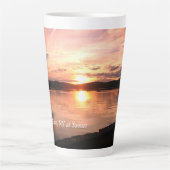 Sunset at Caroga Lake, NY Latte Mok (Voorkant)