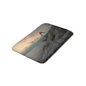 Sunset at Castle Hill Lighthouse Badmat (Gekanteld)