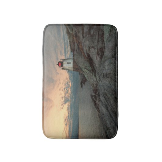 Sunset at Castle Hill Lighthouse Badmat (Voorkant Verticaal)