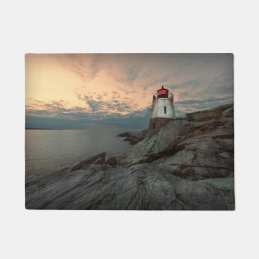 Sunset at Castle Hill Lighthouse Deurmat (Voorkant)