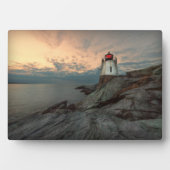 Sunset at Castle Hill Lighthouse Fotoplaat (voorkant)