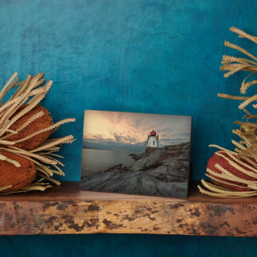 Sunset at Castle Hill Lighthouse Fotoplaat (Zijkant)