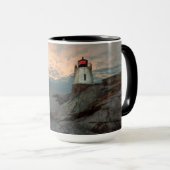 Sunset at Castle Hill Lighthouse Mok (Voorkant rechts)