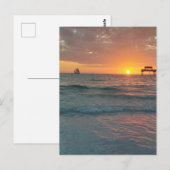 Sunset at Clearwater Beach Briefkaart (Voorkant / Achterkant)
