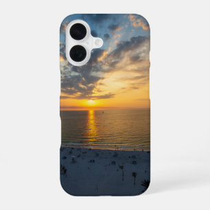 Sunset at Clearwater Beach iPhone 16 Hoesje